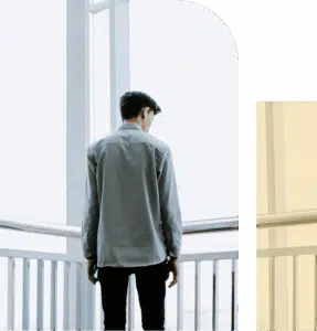 Individual seeking NYC therapy for professionals managing stress, anxiety, and life transitions in high-demand environments.