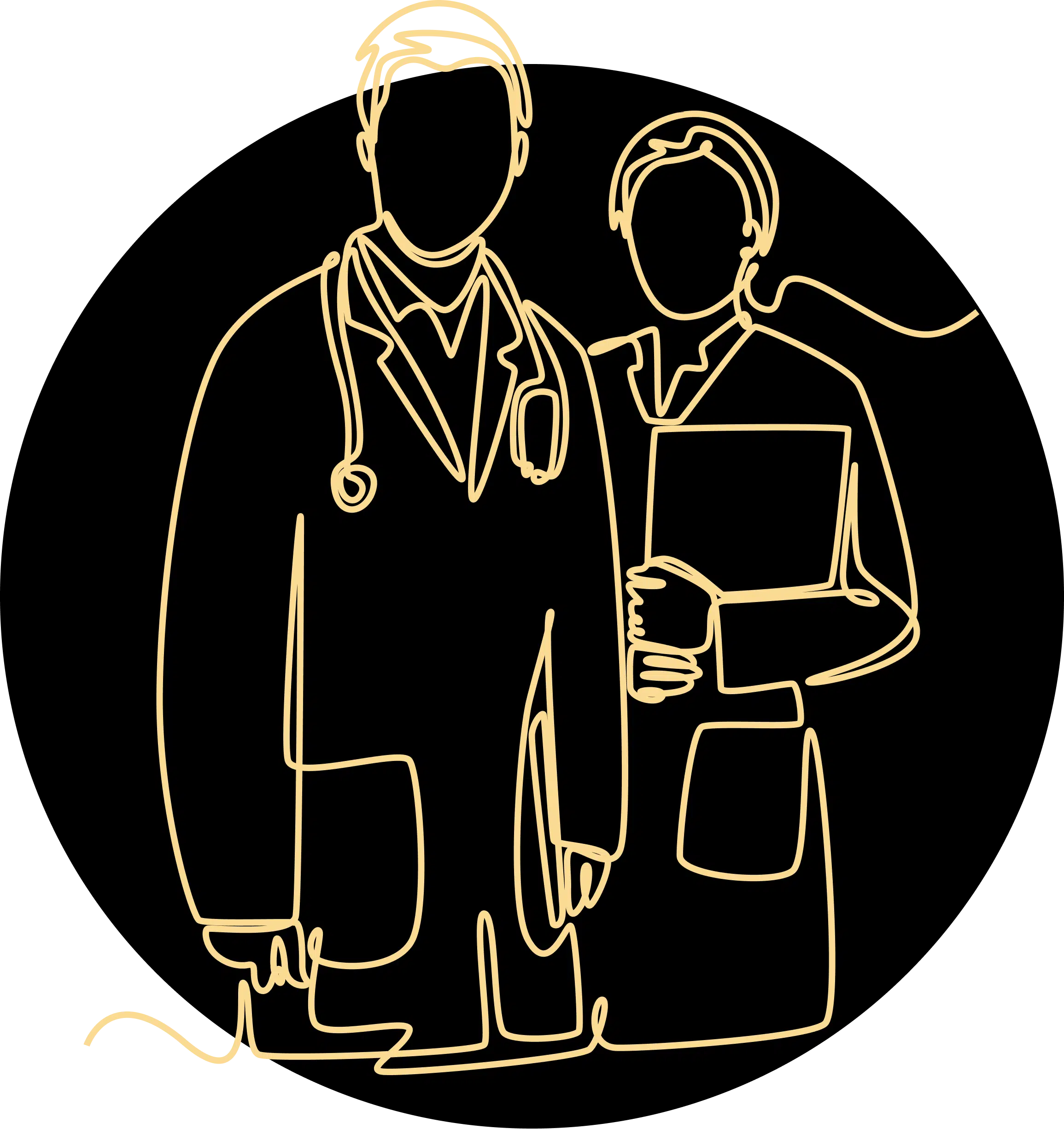 Professional headshot of a doctor for Midtown NYC Therapists, shown in medical attire with a welcoming and approachable appearance