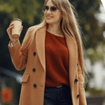 NYC lawyer walking with a coffee