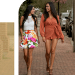 African American woman walking down a city street, gentle smile capturing calm movement and presence